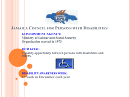 Jamaica Council for Persons with Disabilities