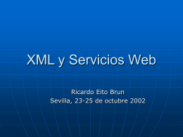 XML y Servicios Web