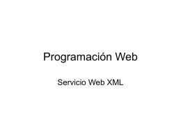 Servicio Web XML - Pagina del profesor Leonardo Nevarez