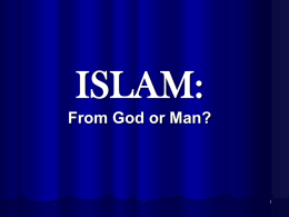 What is Islam all about? - Christ Centered Lessons
