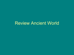 Review Ancient World