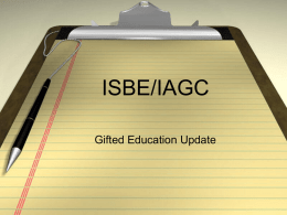 ISBE/IAGC - Raising Student Achievement Conference