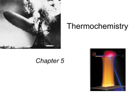 Thermochemistry - Tutor