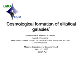 Formation of elliptical galaxies