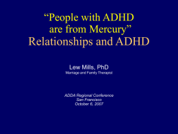 People with ADHD are from Mercury — Romance and ADHD