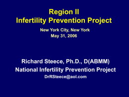Region II Infertility Prevention Project New York City