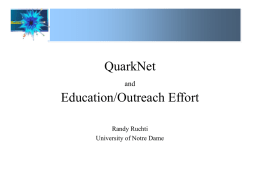 QuarkNet - University of Houston