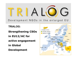 TRIALOG - International Trade Union Confederation