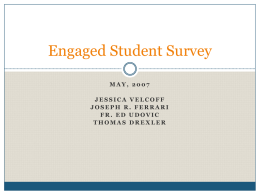 Engaged Student Survey