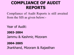 COMPLIANCE OF AUDIT REPORTS - SSA