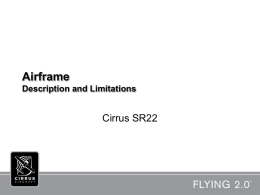 Airframe Description and Limitations