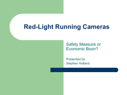 Red-Light Running Cameras