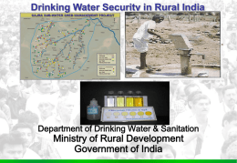 DDWS-water. - Ministry of Rural Development
