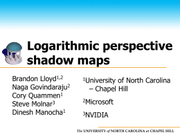 Practical logarithmic rasterization for low error shadow maps