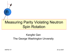 Overview of the Parity Violating Neutron Spin Rotation in