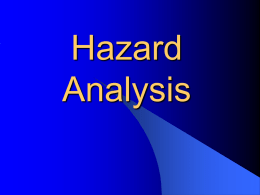 Process Hazard Analysis - wALP