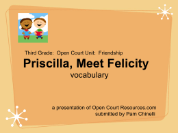 Priscilla Meet Felicity