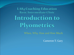 LA84 Coaching Education Basic/Intermediate Clinic