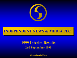 Independent Newspapers, PLC