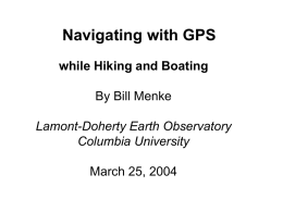 Hiking and Boating with GPS - Lamont