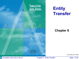 Chapter 8 -- Entity Transfer