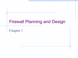 Guide to Firewalls and Network Security with Intrusion