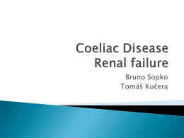 Coeliac Disease Renal failure