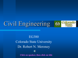 Civil Engineering () - Colorado State University