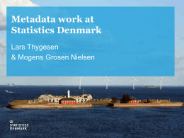 Introducing Statistics Denmark