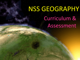 NSS GEOGRAPHY - St. Francis' Canossian College