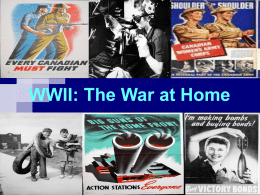 WWII: The Home Front