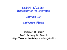 Lecture 1: Course Introduction and Overview