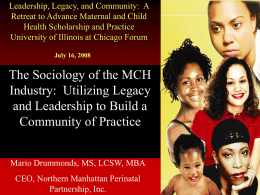 Illinois Maternal & Infant Mortality Summit