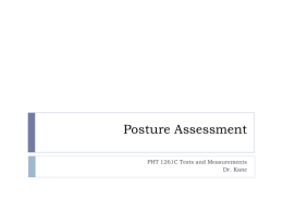 Posture Assessment