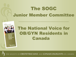 SOGC Junior Member Committee ppp