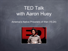 TED Talk with Aaron Huey