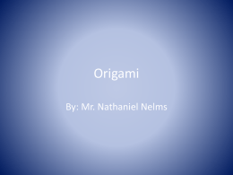 Origami - School district