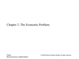 Chapter 1: What is Economics?