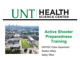UNTHSC Police Department - University of North Texas