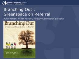 Branching Out : Greenspace on Referral
