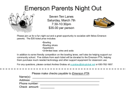 Emerson Parents Night Out