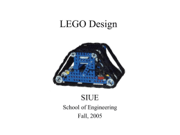 Lego Design - SIUE Robotics
