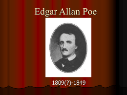Edgar Allan Poe - Annapolis High School