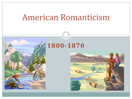 American Romanticism - Nampa School District