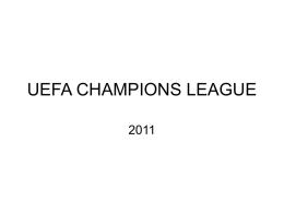 UEFA CHAMPIONS LEAGUE - PMF