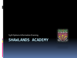 Shawlands academy