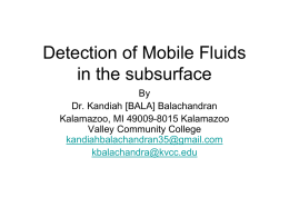 Detection of Mobile Fluids in the subsurface