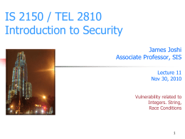 Lecture 1 - University of Pittsburgh