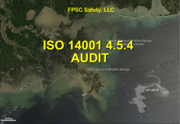 ISO 14001 4.5.4 ENVIRONMENTAL MANAGEMENT SYSTEM AUDIT