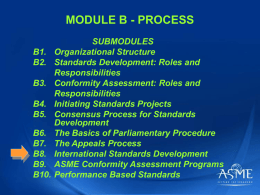 MODULE B - PROCESS - C&S Tools